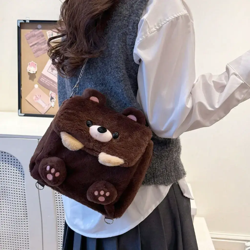 Plush Bear Backpack