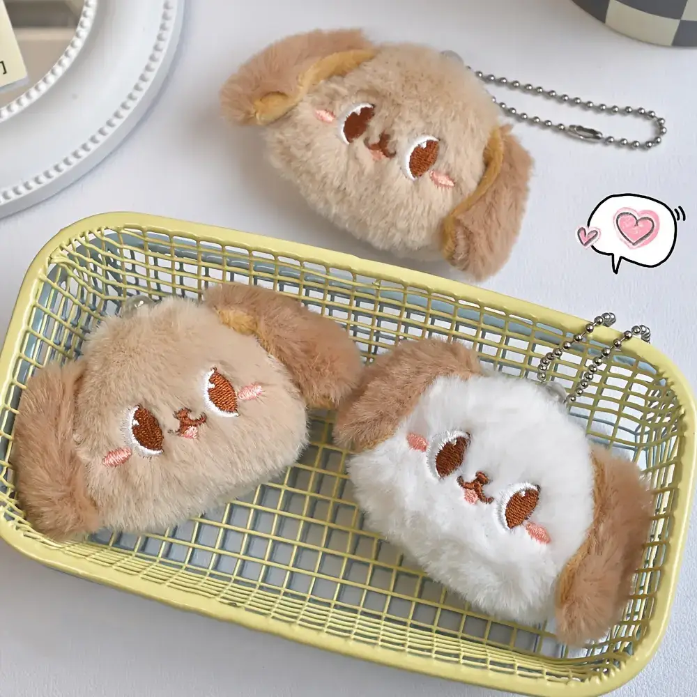 Plush Dog Keychains