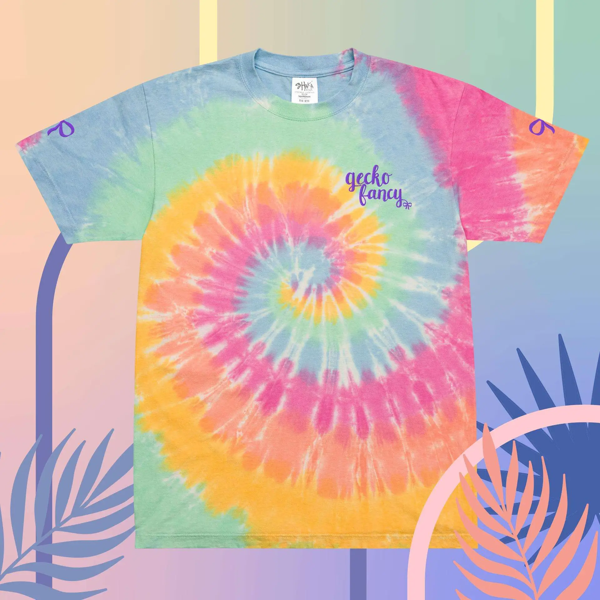 Gecko Fancy Tie-Dye T Shirt - Limited Edition