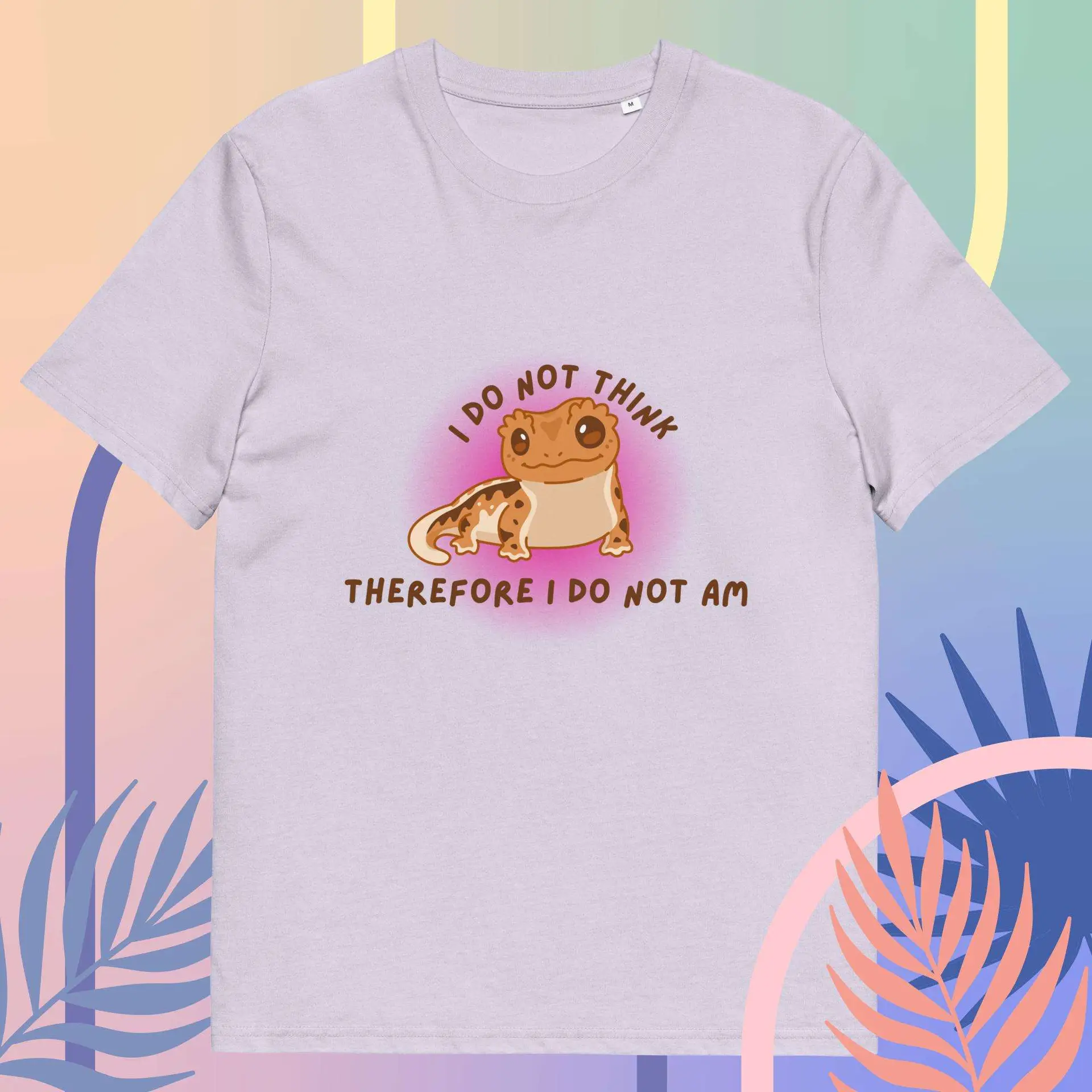i do not think, therefore i do not am Gecko Fancy Shirt