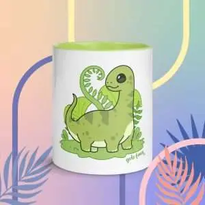 Gecko Fancy Brachiosaurus Mug