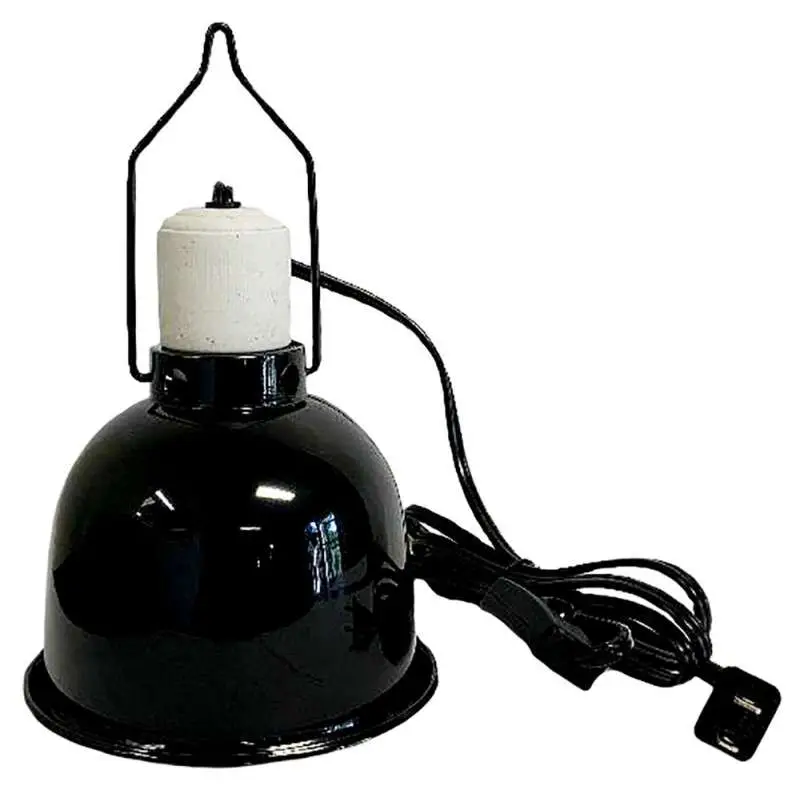 Lugarti Reptile Light Dome - Gloss Black - 5 1/2" - Image 2