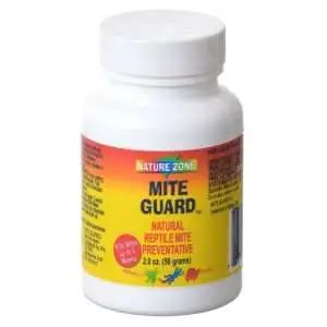 A photo of the Nature Zone Mite Guard bottle on a white background
